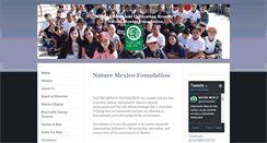 Desktop Screenshot of naturemexicofoundation.org